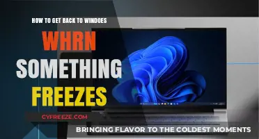 Quick Fixes: Unfreeze Windows and Regain Control Effortlessly