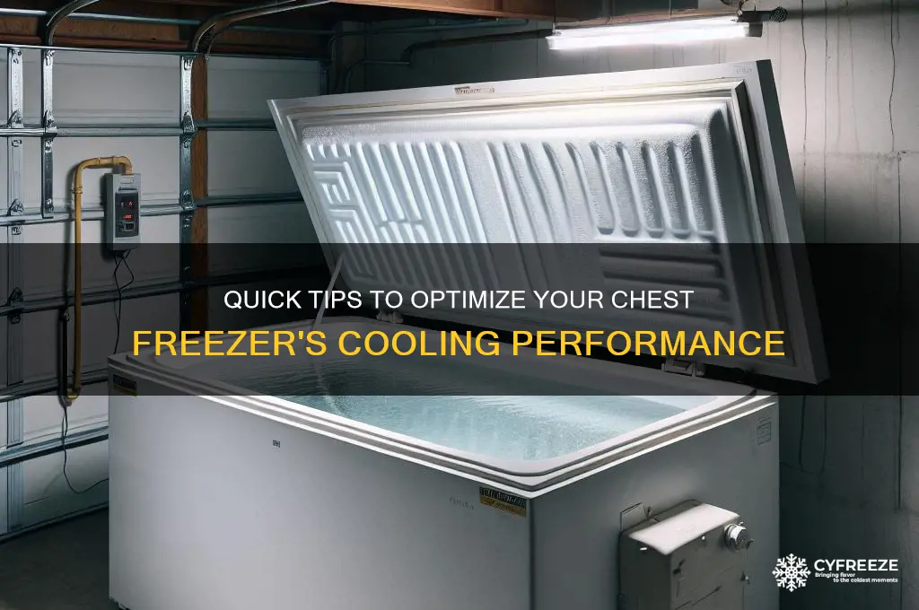how to get chest freezer cold