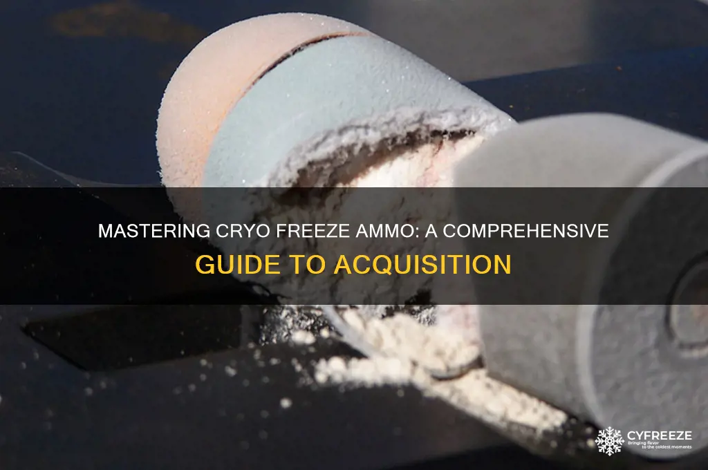 how to get cryo freeze ammo