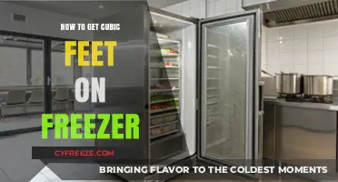 How to Calculate Cubic Feet for Your Freezer: A Simple Guide