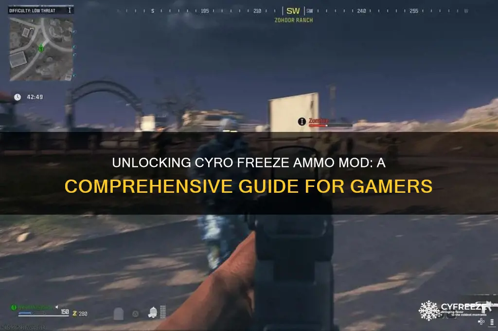 how to get cyro freeze ammo mod