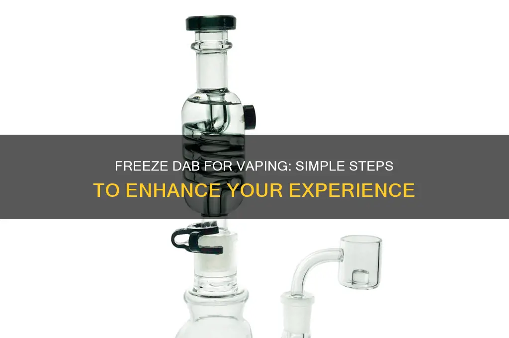 how to get dab into vape freez it