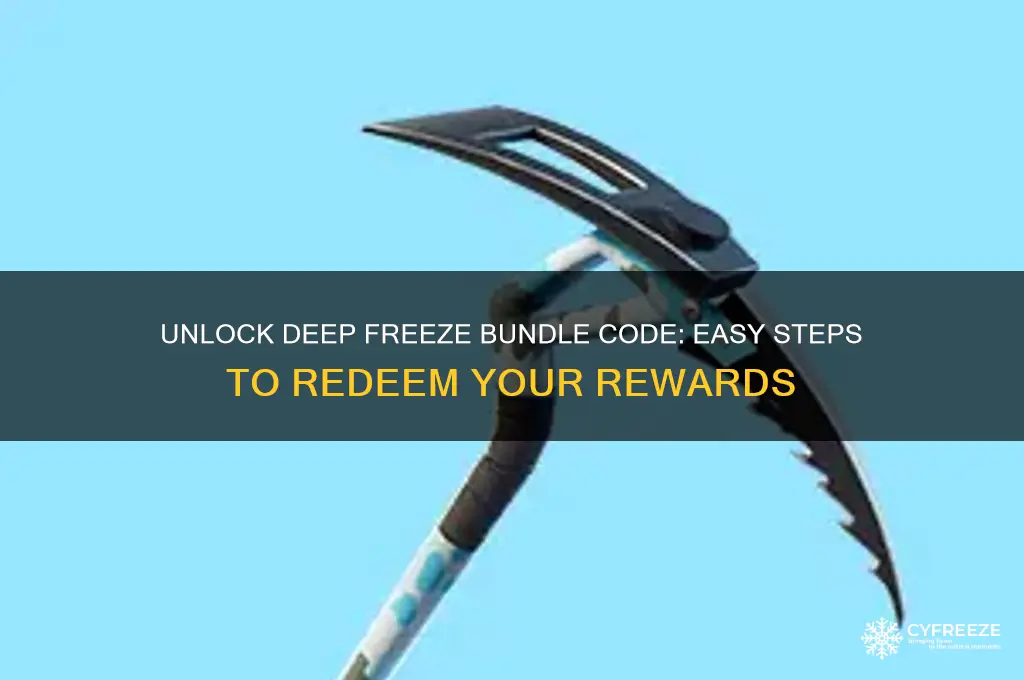 how to get deep freeze bundle code