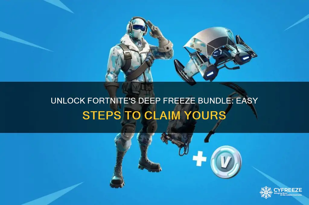 how to get deep freeze bundle fortnite