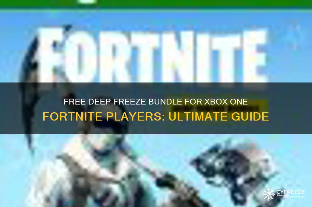 how to get deep freeze for free xbox one fortnite