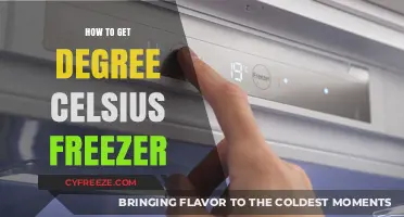 Achieve Optimal Freezer Temperature: Guide to Getting Degree Celsius Settings