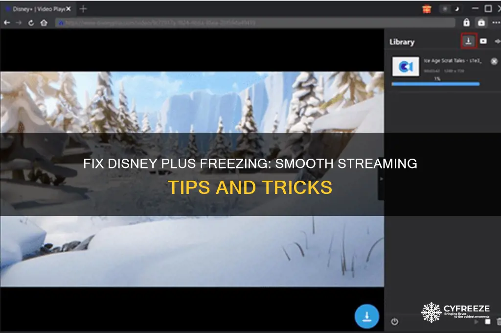 how to get disney plus to stop freezing