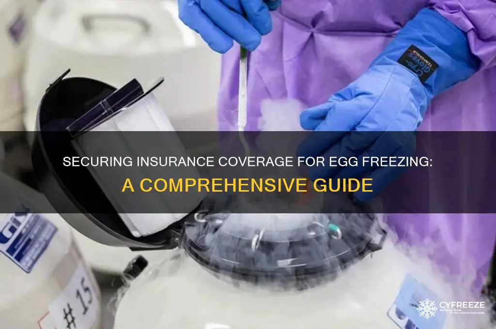 how to get egg freezing covered by insurance