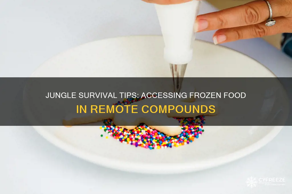 how to get food from freezer in jungle compound