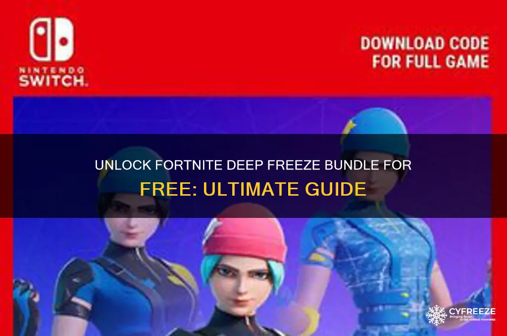 how to get fortnite deep freeze bundle free