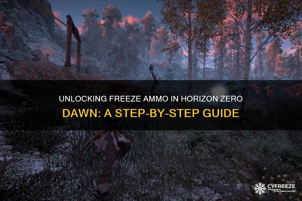 how to get freeze ammo horizon zero dawn