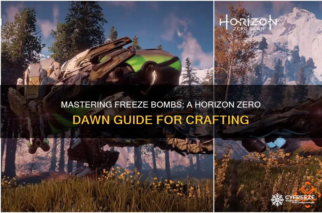 how to get freeze bombs in horizon zero dawn