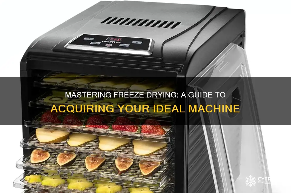 how to get freeze die machine