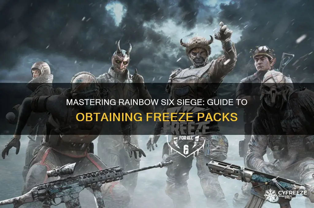 how to get freeze packs r6
