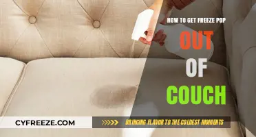Quick Fix: Removing Frozen Treat Stains from Your Couch Easily