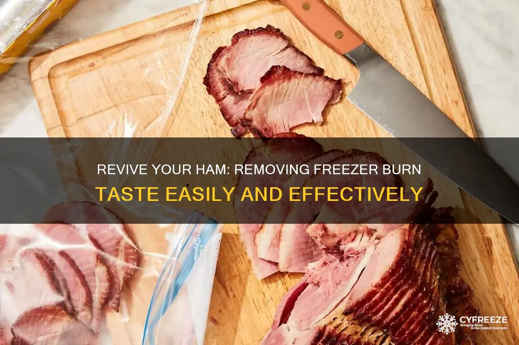 how to get freezer burt taste out of ham