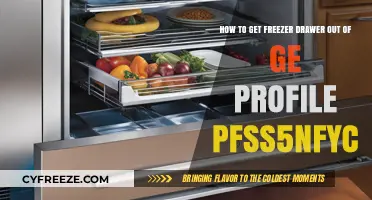 Easy Steps to Remove GE Profile PFSS5NFYC Freezer Drawer