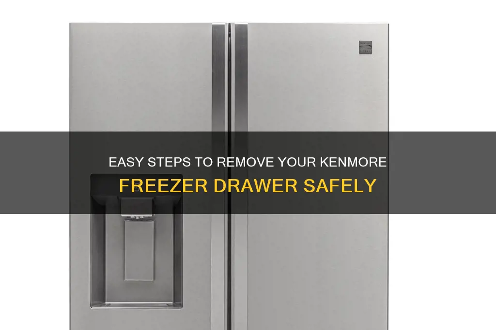 how to get freezer drawer out of kenmore