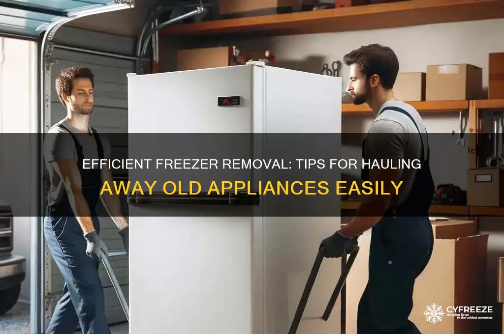 how to get freezer hauled away