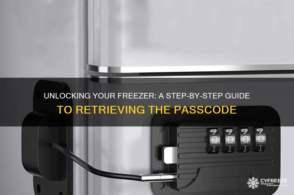 how to get freezer passcode