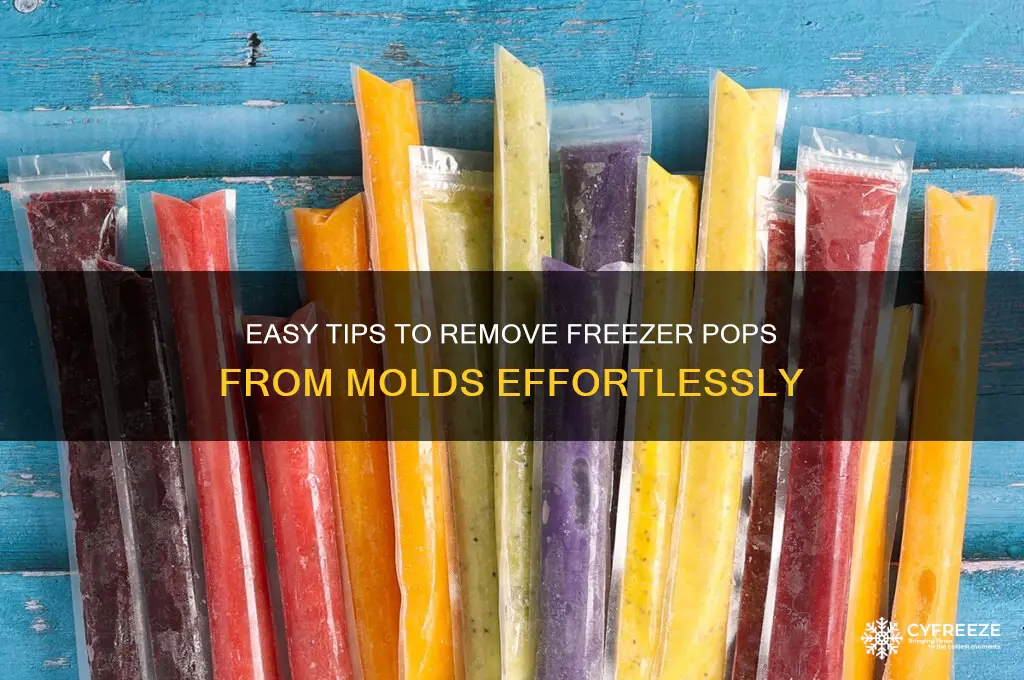 how to get freezer pops out of mold