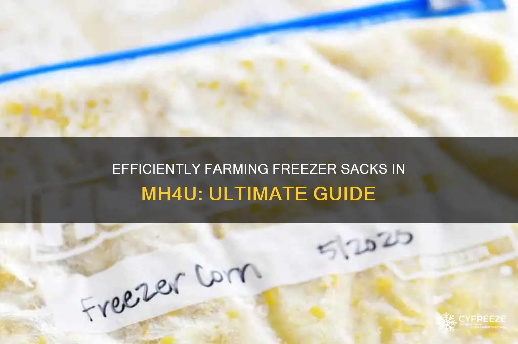 how to get freezer sacks mh4u