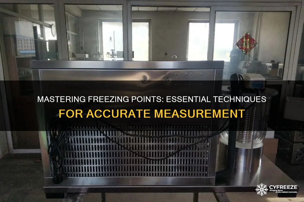 how to get freezing points