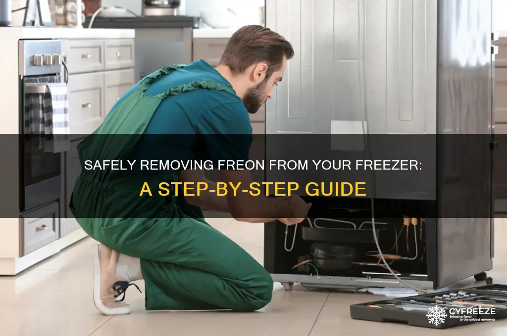 how to get freon out of a freezer