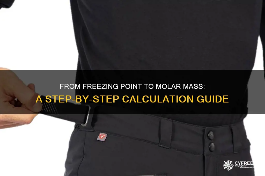 how to get from freezing point to molar mass