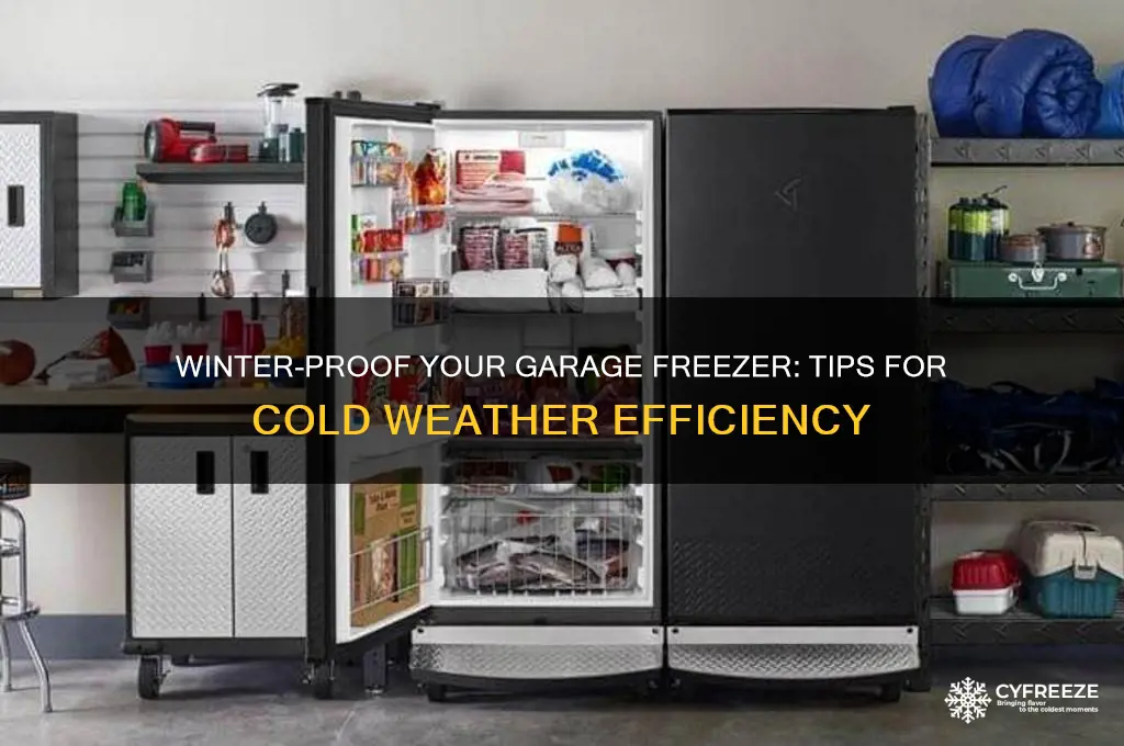 how to get garage freezer to work in cold weather