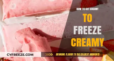 Perfectly Creamy Gogurt: Tips for Freezing Smooth and Delicious Treats