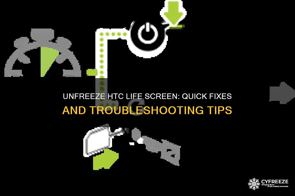 how to get htc life screen to un freeze