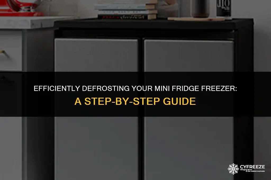 how to get ice out of mini fridge freezer