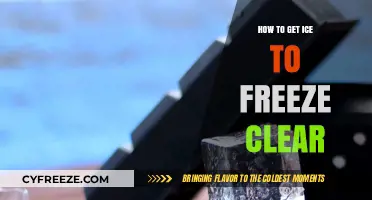 Crystal Clear Ice: Secrets to Freezing Perfection Unveiled