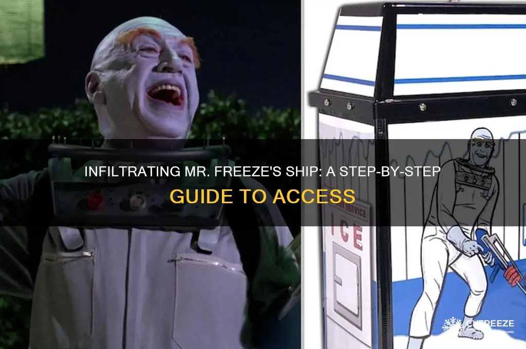 how to get inside mr freeze