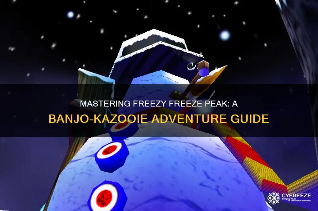 how to get into freezy freeze peak in banjo kazooie