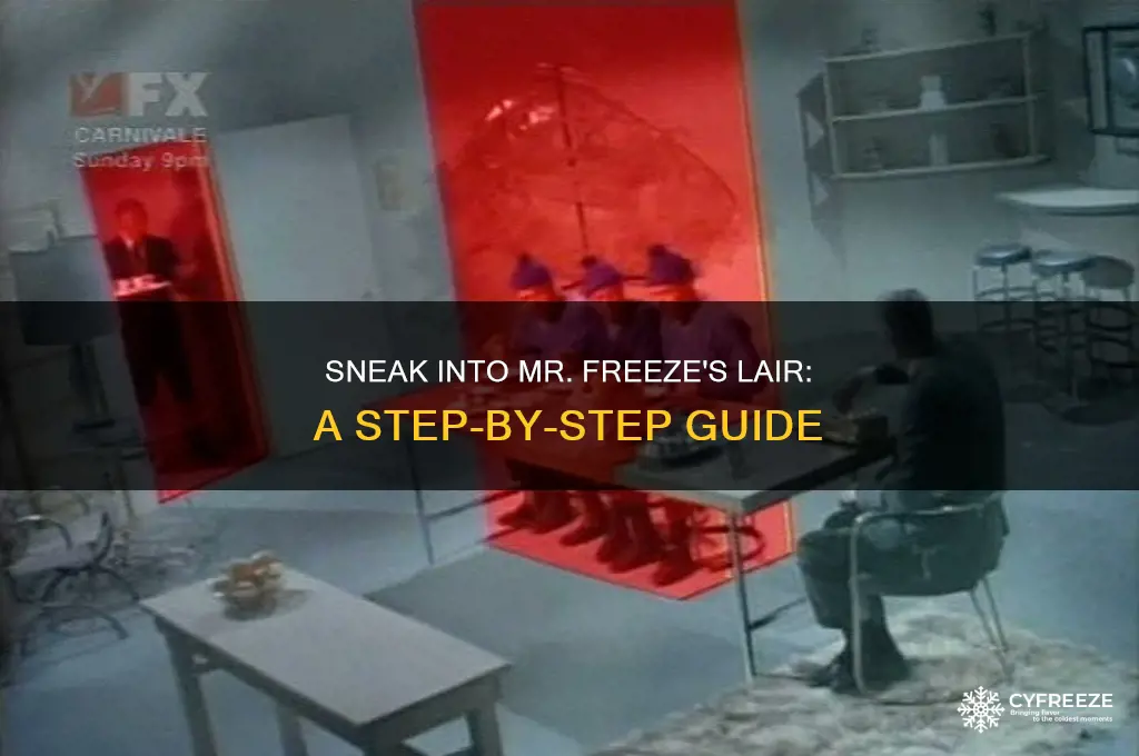 how to get into mr freeze building