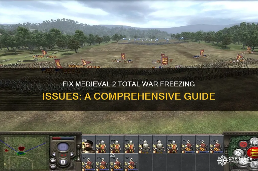 how to get medieval 2 total war to stop freezing