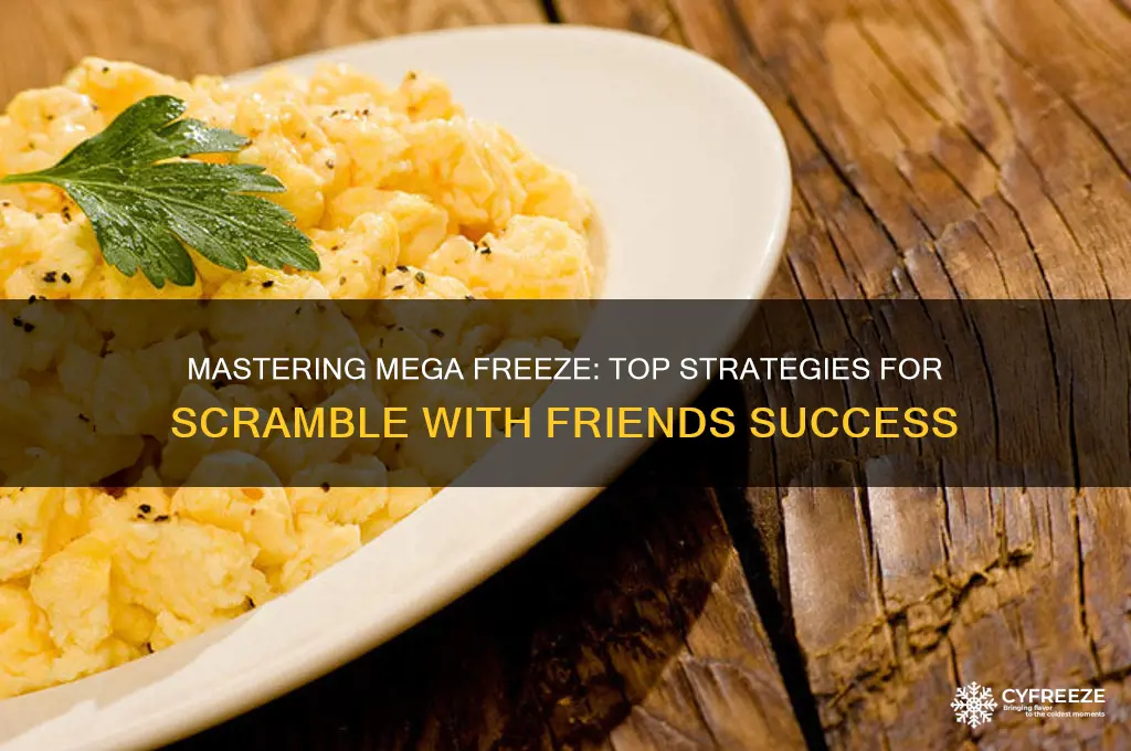 how to get mega freeze on scramble with friends