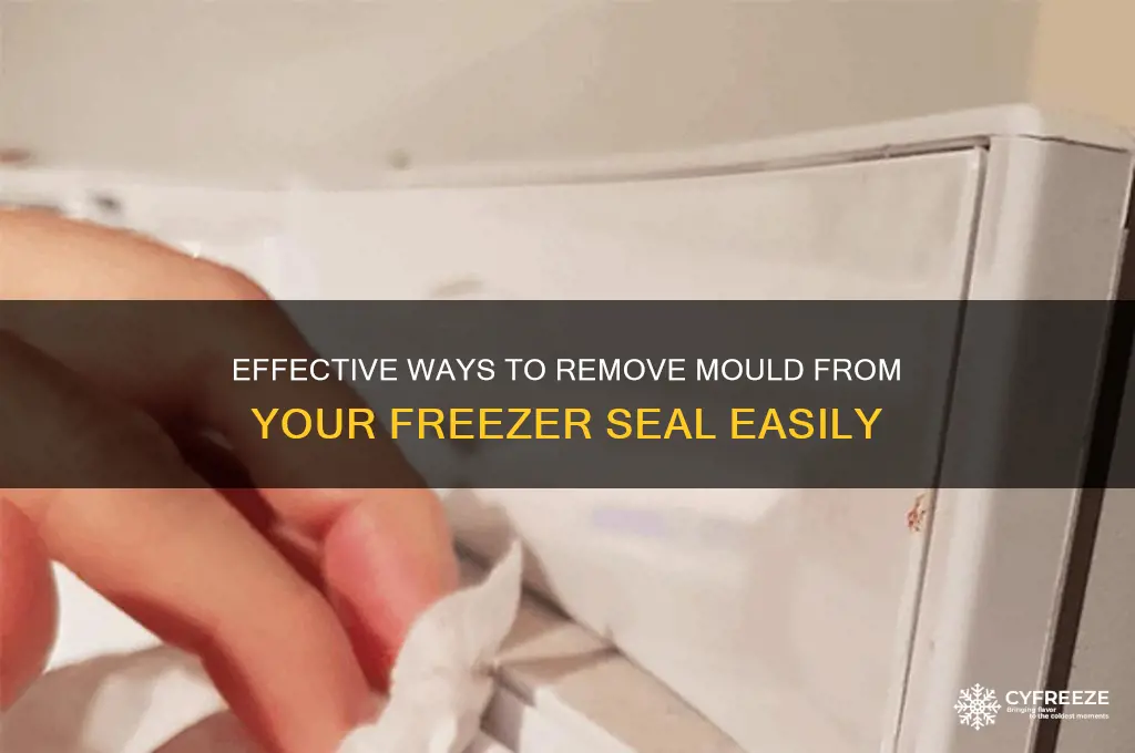how to get mould off freezer seal