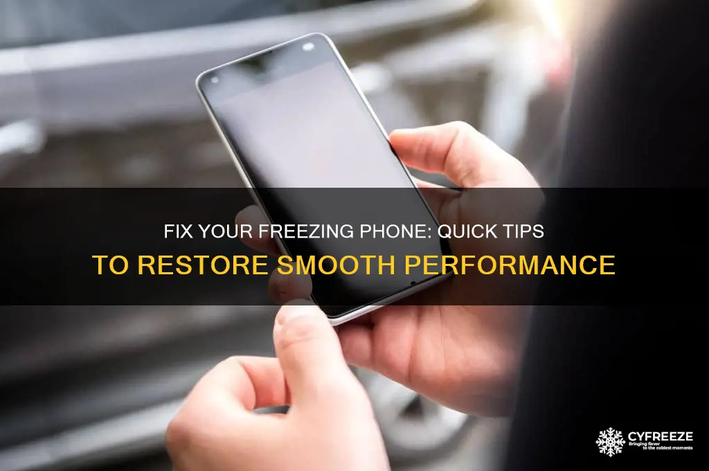 how to get my phone to stop freezing