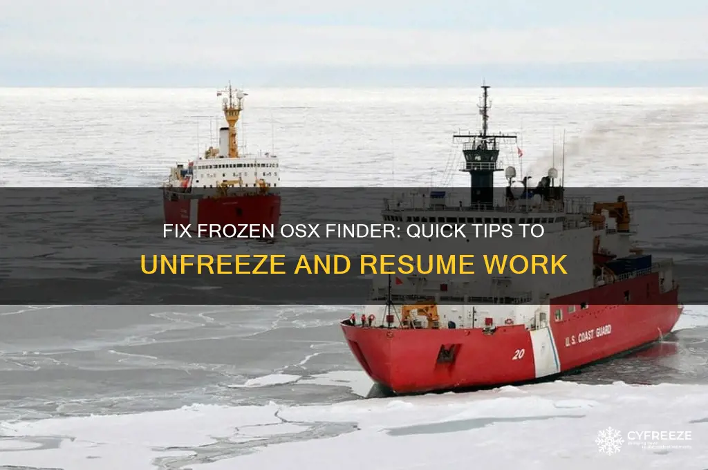 how to get osx finder wake up from freezing