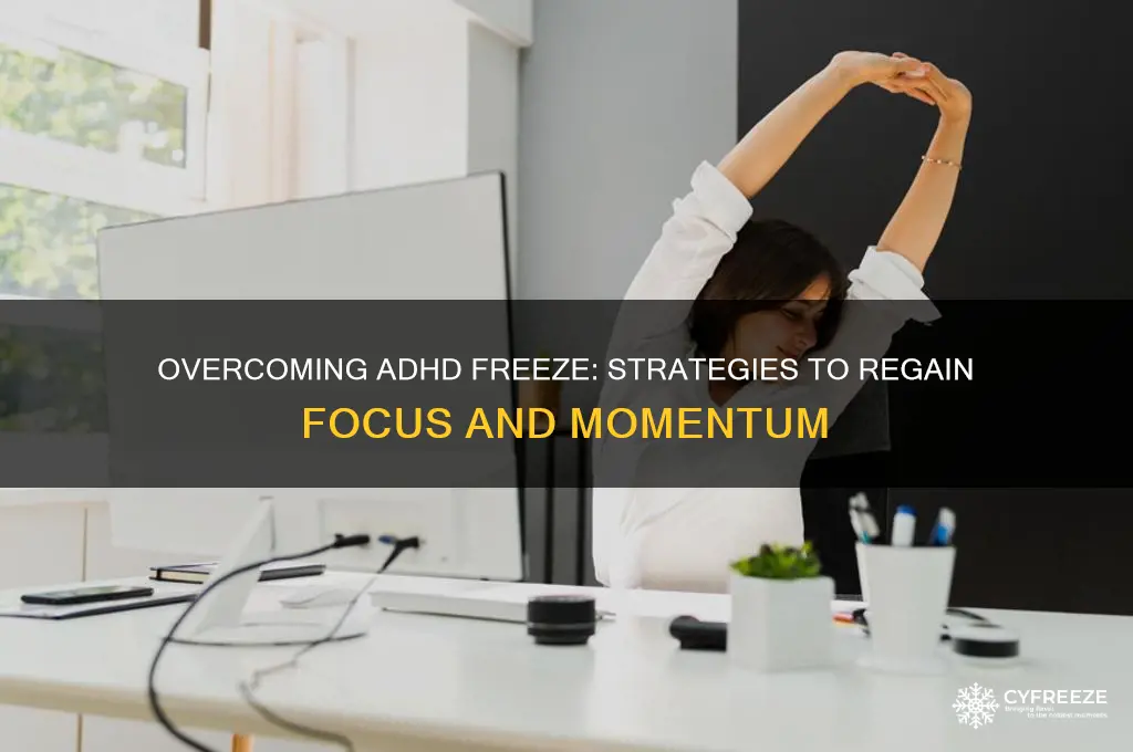 how to get out of adhd freeze