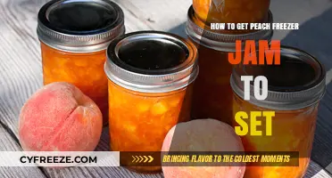 Perfect Peach Freezer Jam: Tips for a Firm, Delicious Set