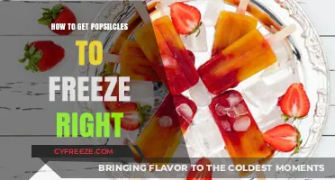 Perfectly Frozen Popsicles: Tips for Quick and Even Freezing Every Time