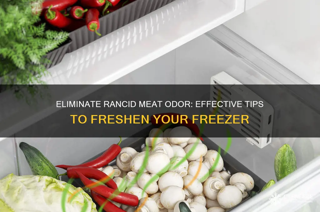 how to get rancid meat smell out of freezer