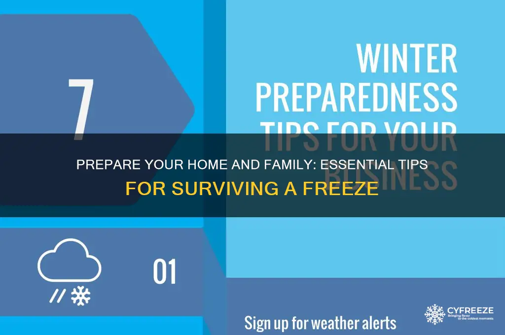 how to get ready for a freeze