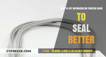 Fixing Your Fridge: Simple Tips for a Tighter Freezer Door Seal