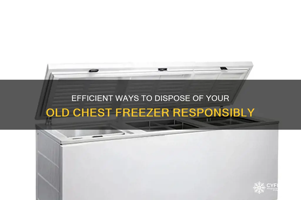 how to get rid of a chest freezer
