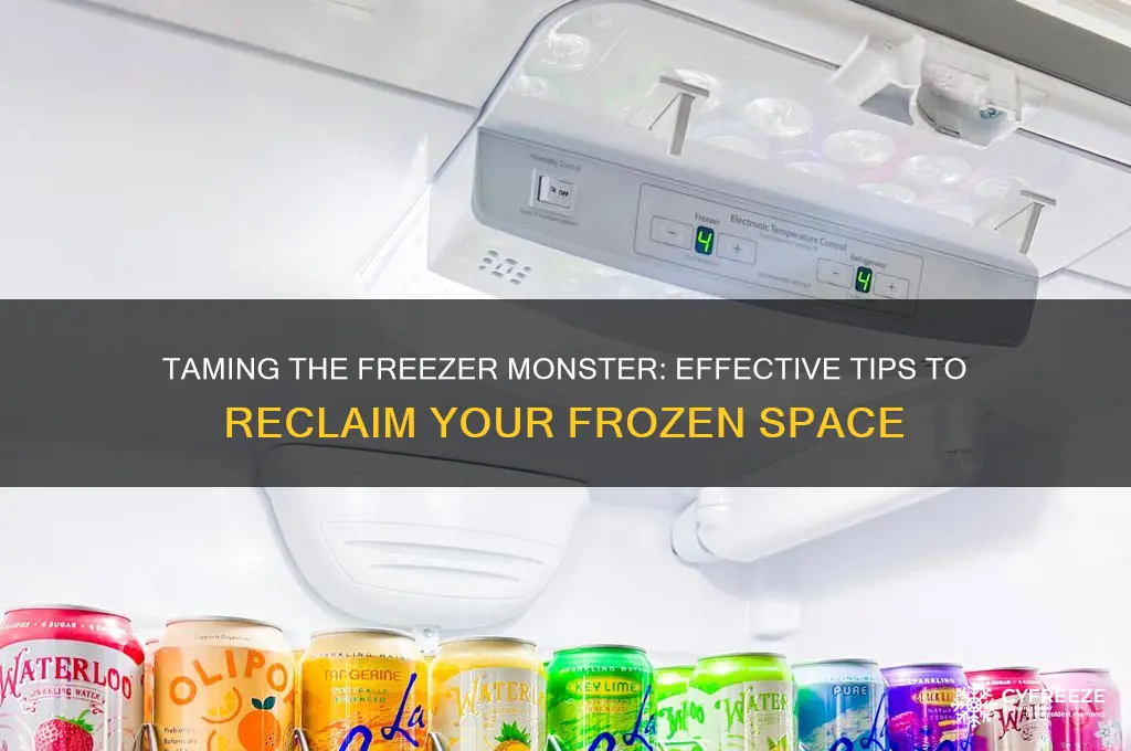 how to get rid of a freezer monster